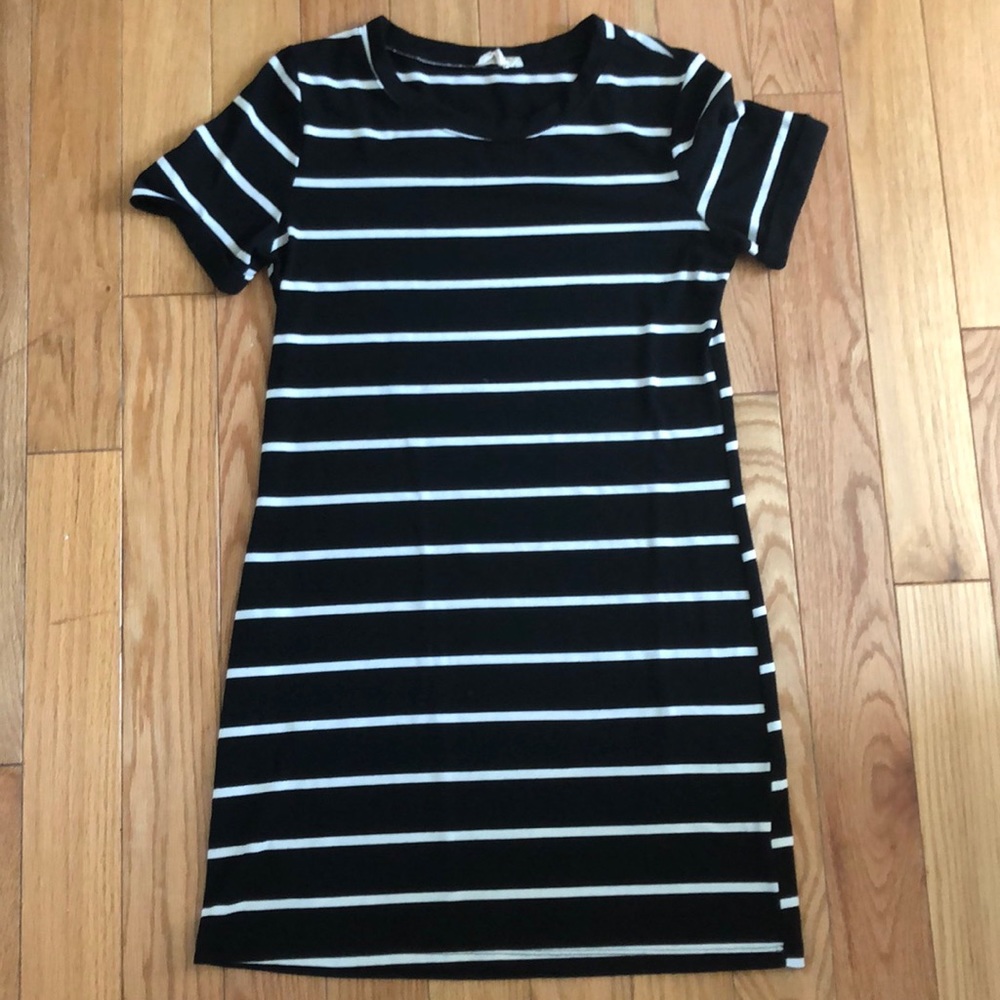 Striped T Shirt Dress